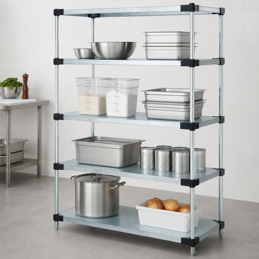 Four Solid Shelves