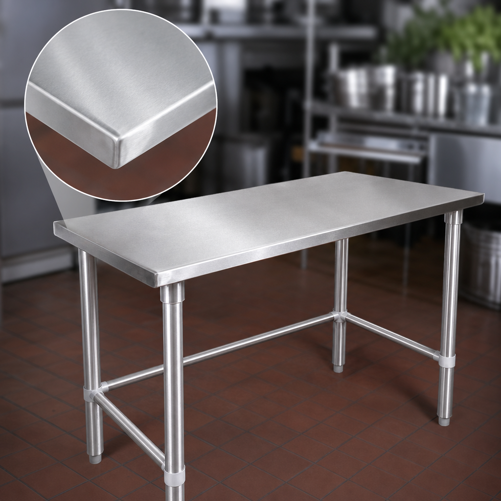 16-Gauge Stainless Steel Top