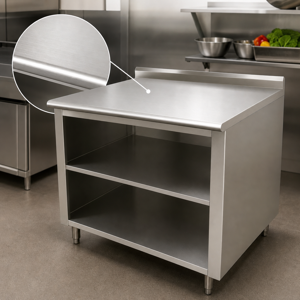14 Gauge Stainless Steel Top