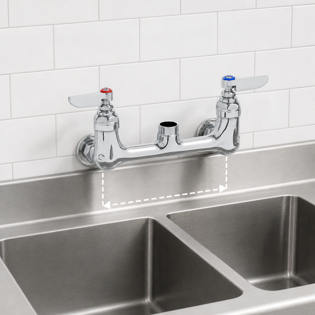 8-Inch Wall Mount Centers