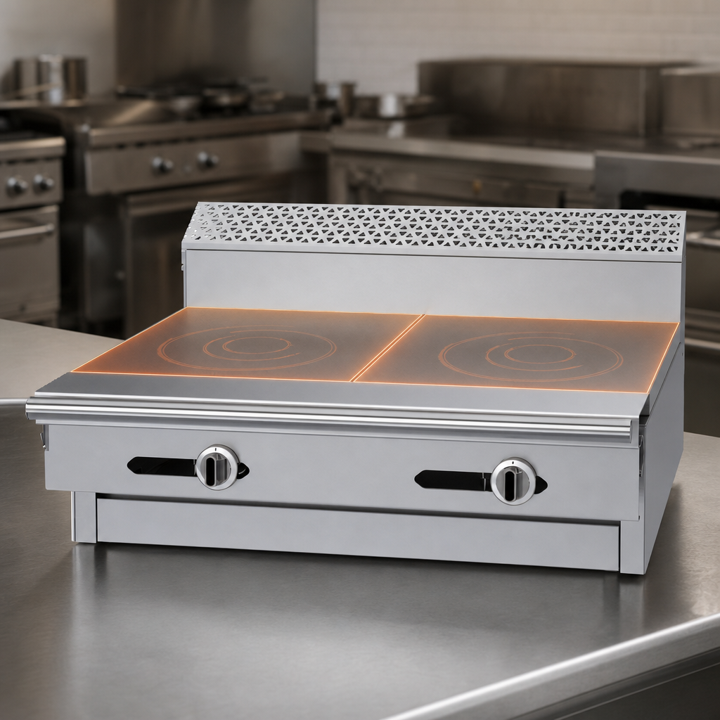 Two 18-Inch Even-Heat Hot Tops