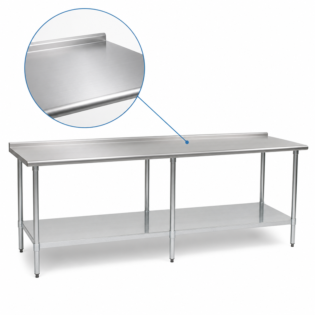 16 Gauge Stainless Steel Top