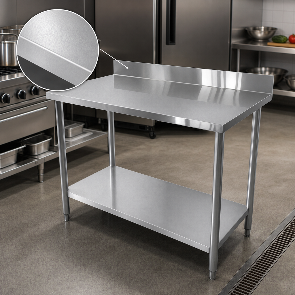 18-Gauge Stainless Steel Top