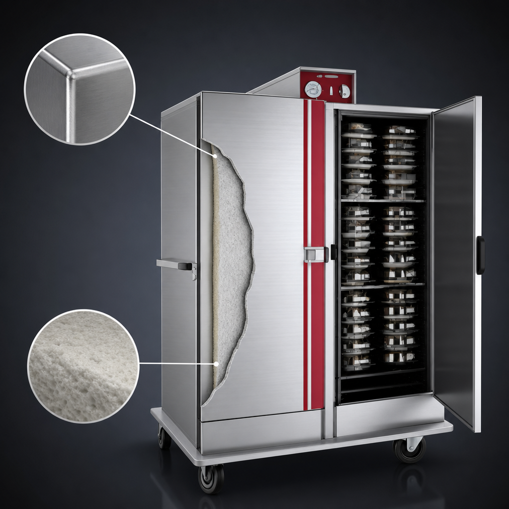 Double-Wall Insulated Stainless Steel Construction