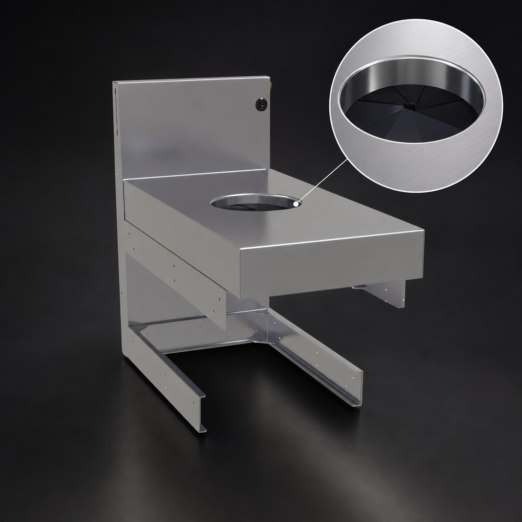 6-Inch Waste Chute
