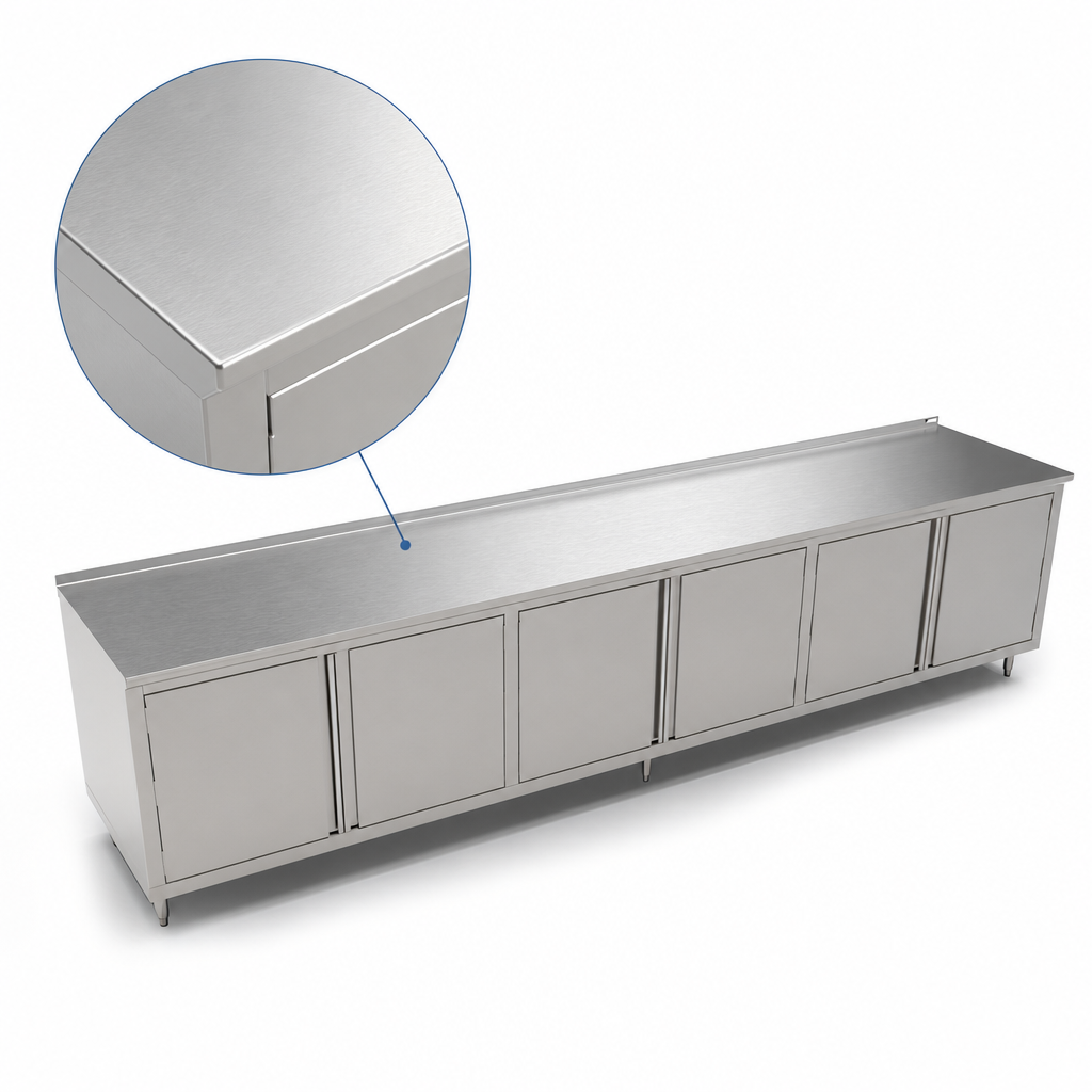 14-Gauge Stainless Steel Top