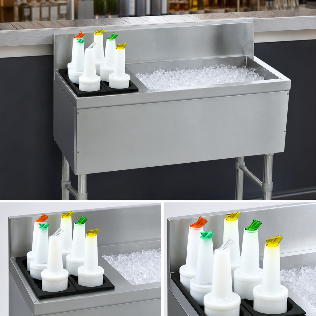 Left-Side Bottle Storage Rack