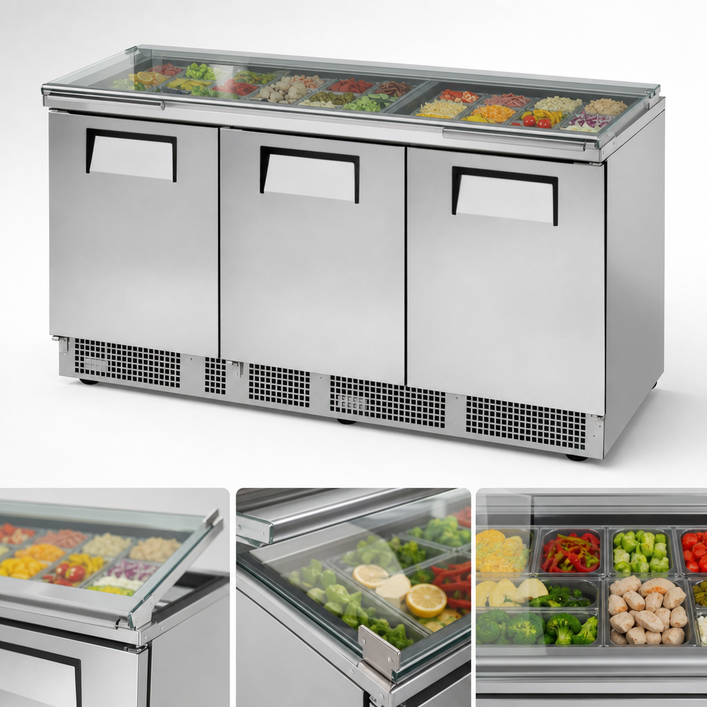 Heavy-Duty Flat Glass Lid