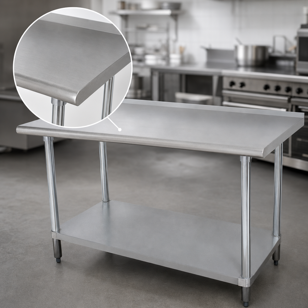 14-Gauge 304 Stainless Steel Top
