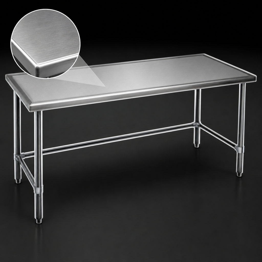 14-Gauge Stainless Steel Top