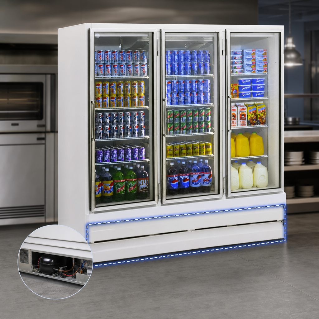 Bottom-Mount Self-Contained Refrigeration