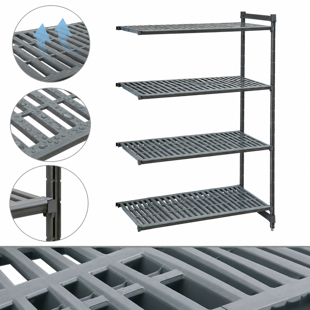 Vented Polypropylene Shelf Plates