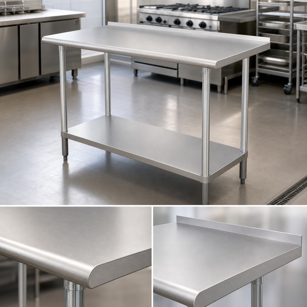 16 Gauge 304 Stainless Steel Top