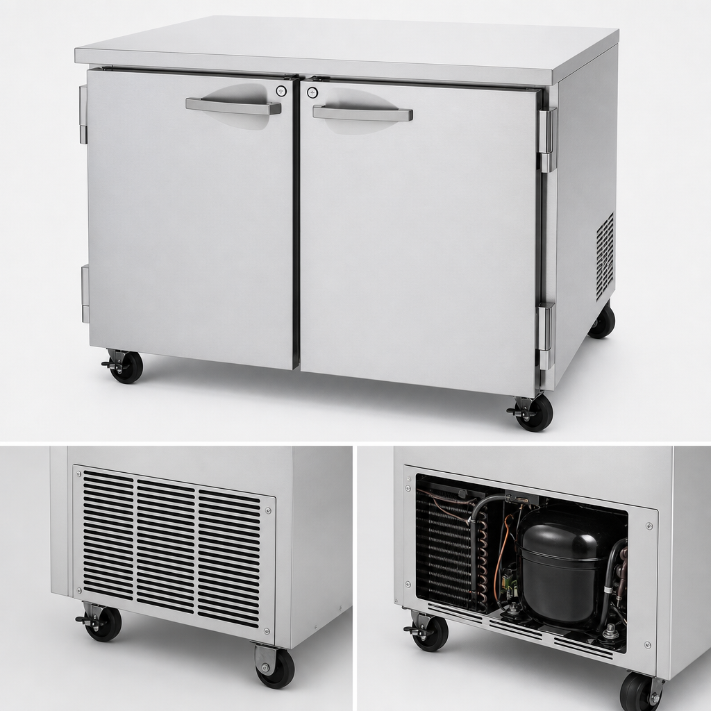 Self-Contained, Rear-Mounted Refrigeration