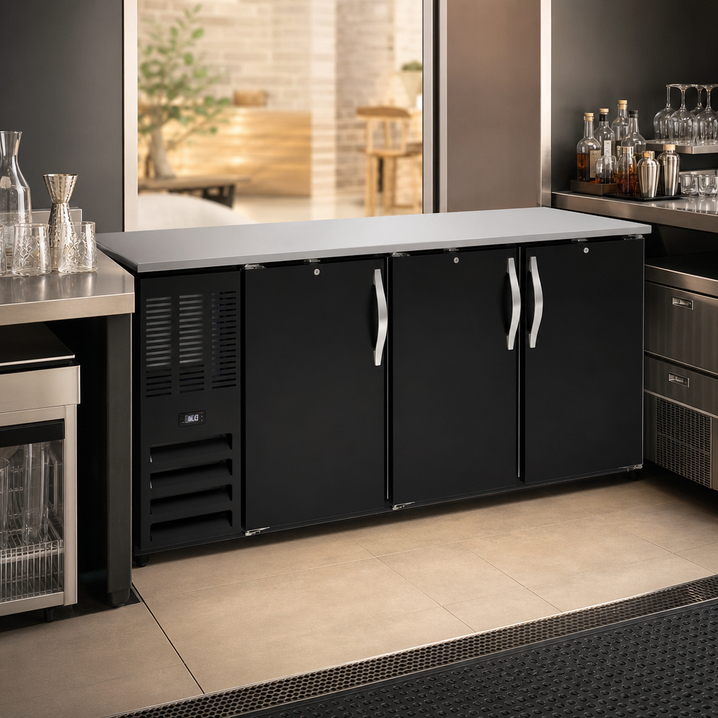 Three-Section Pass-Thru Cabinet