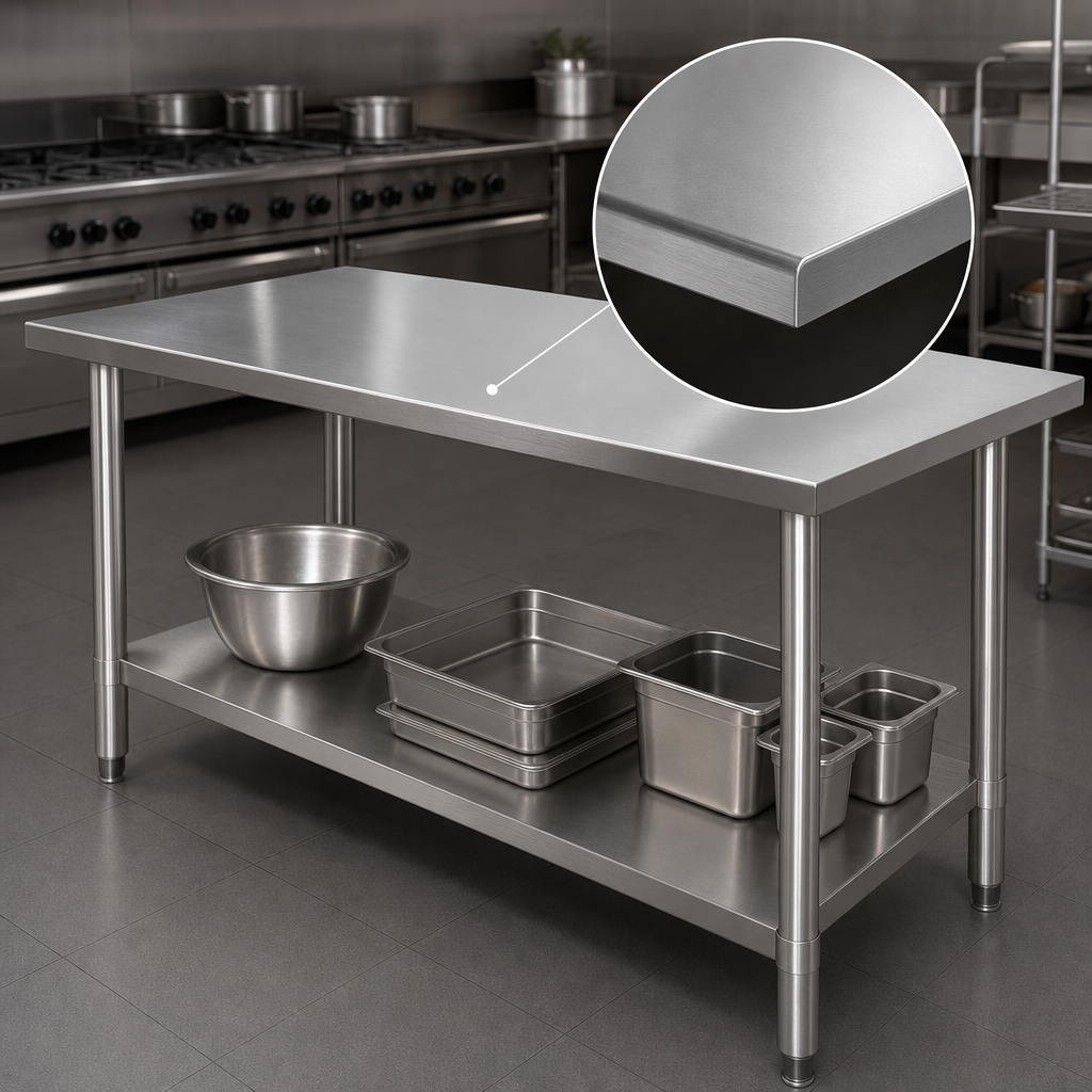16-Gauge 300 Series Stainless Steel Top