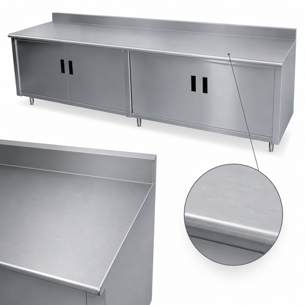 16-Gauge Stainless Steel Top
