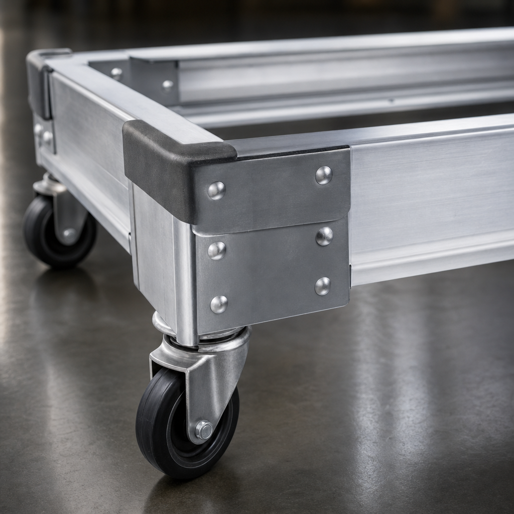 Heavy-Gauge Riveted Aluminum Frame