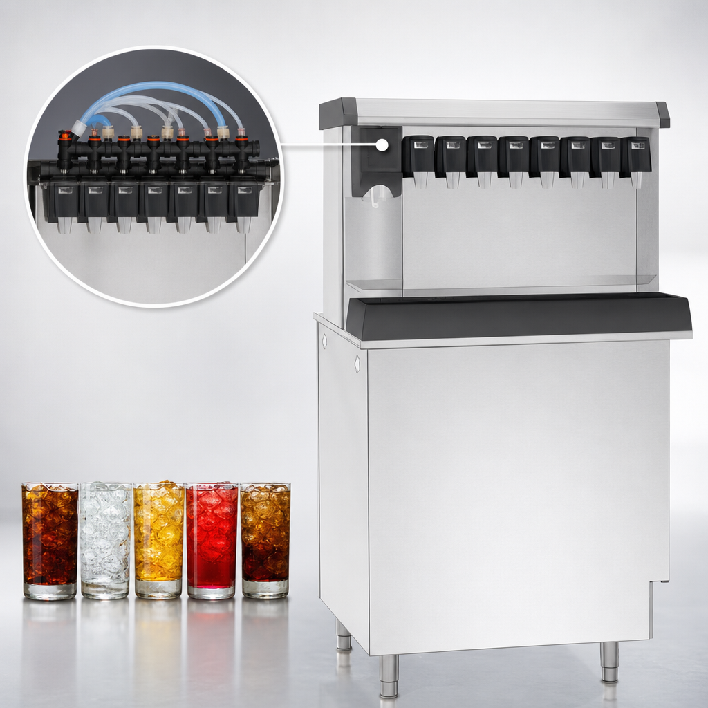 8-Valve Drink Rail with QuickCarb™ Manifold