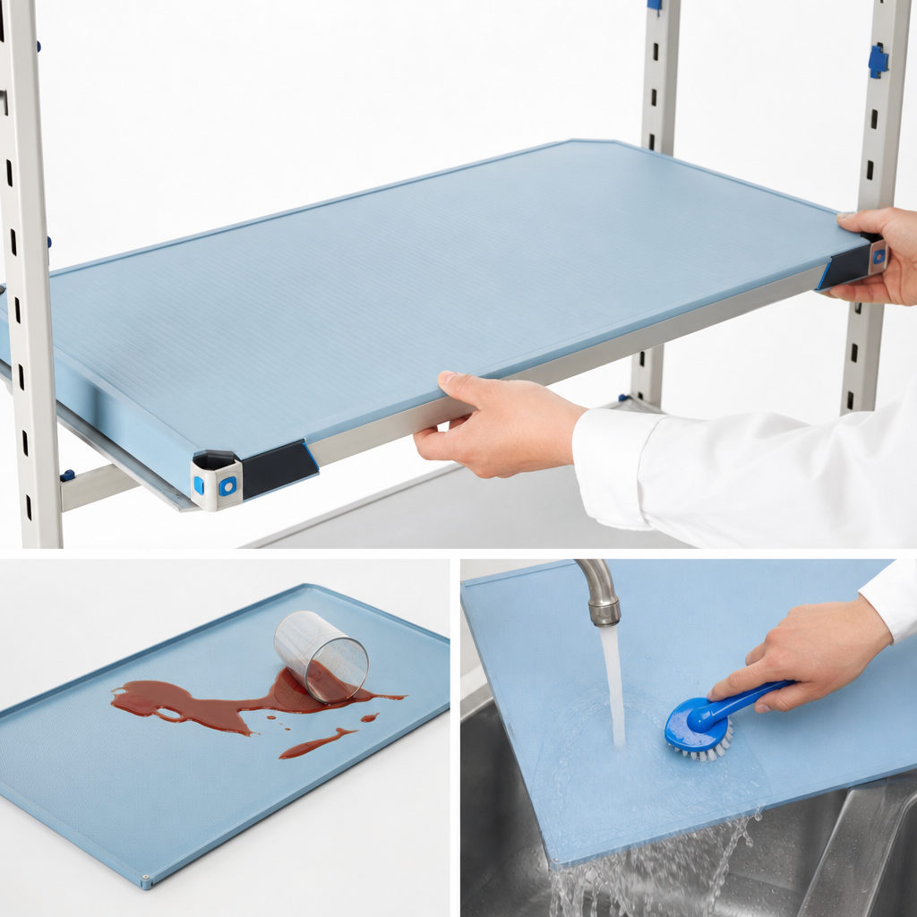 Solid One-Piece Shelf Mat