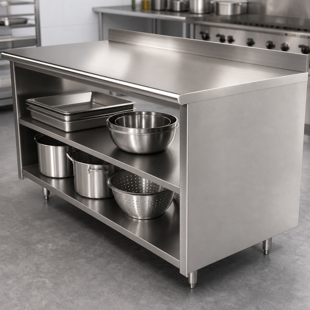 16-Gauge 304 Stainless Steel Top