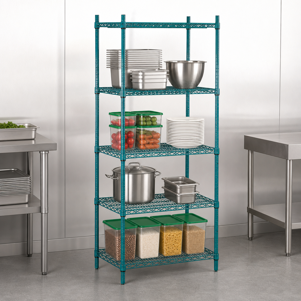 Four Shelves Included