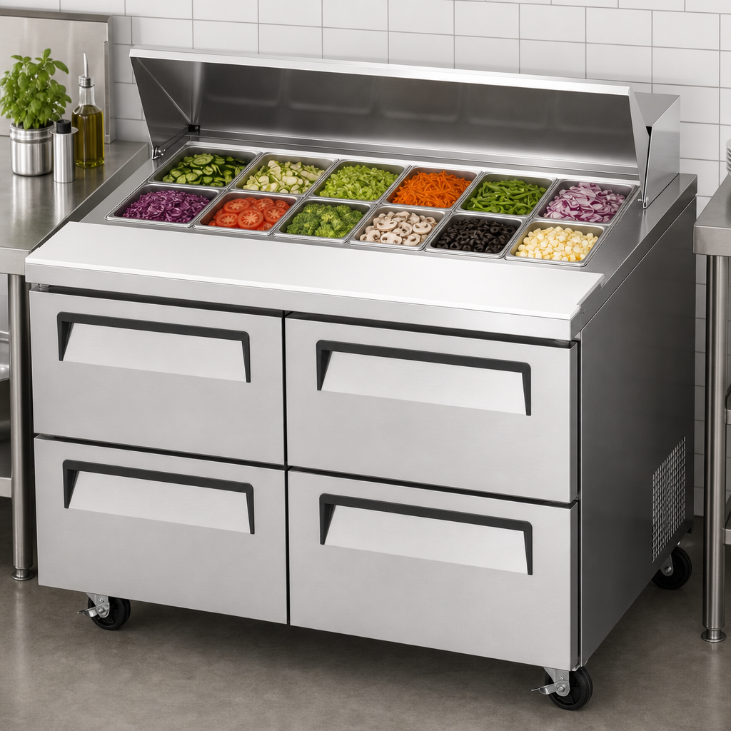 12-Pan Stainless Steel Top