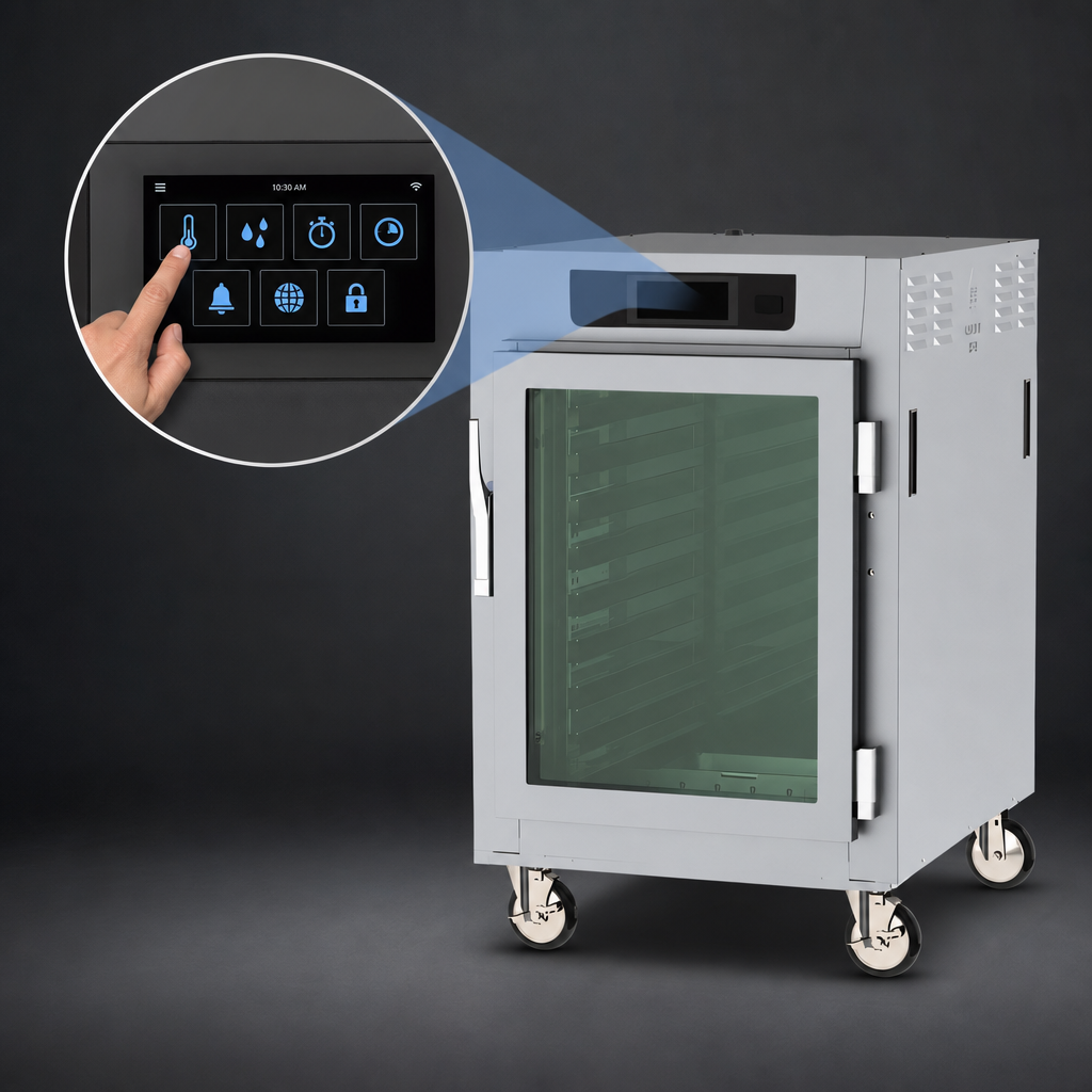 6.8-Inch Touch-Screen Controls