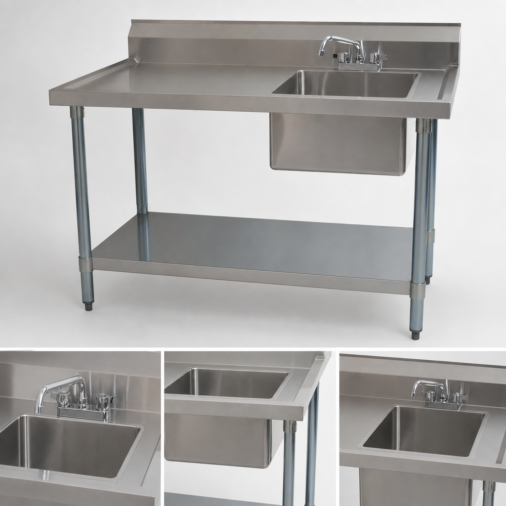 Integrated Right-Side Sink
