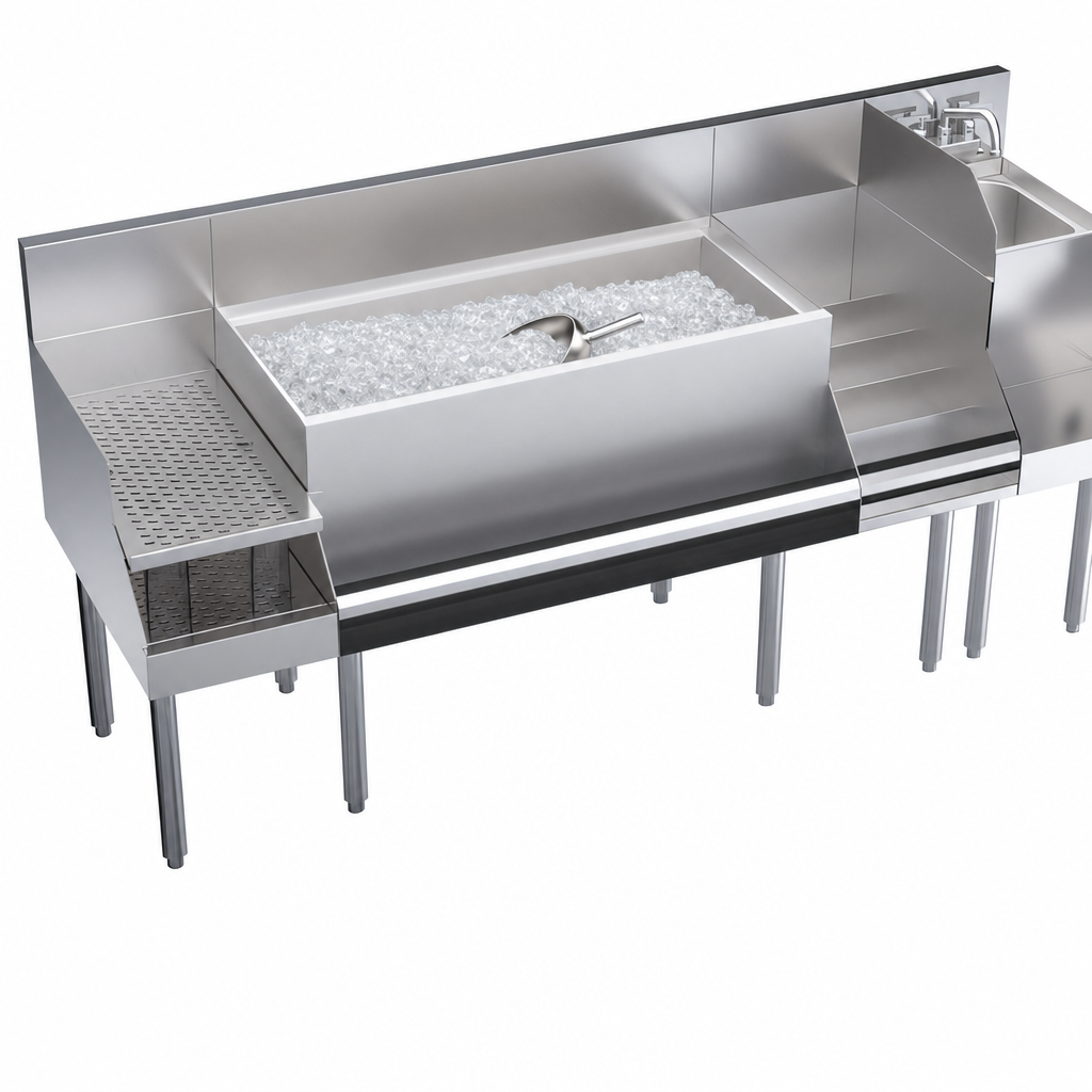 Center Ice Bin With 110 lb. Capacity