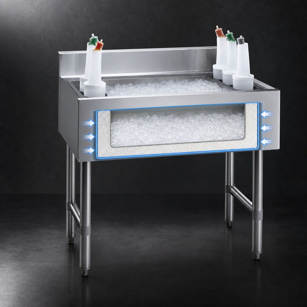 12-Inch Deep Insulated Ice Bin