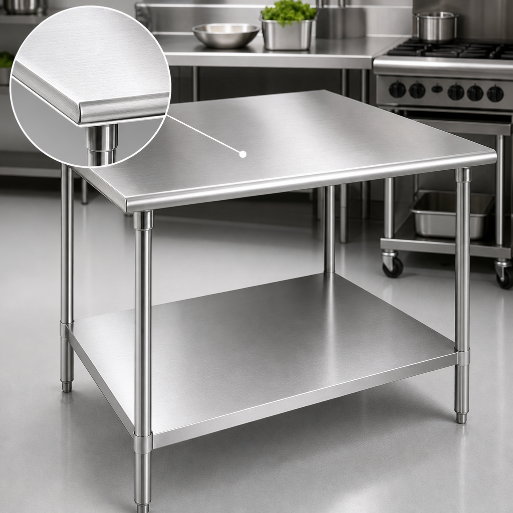 16 Gauge 304 Stainless Steel Top