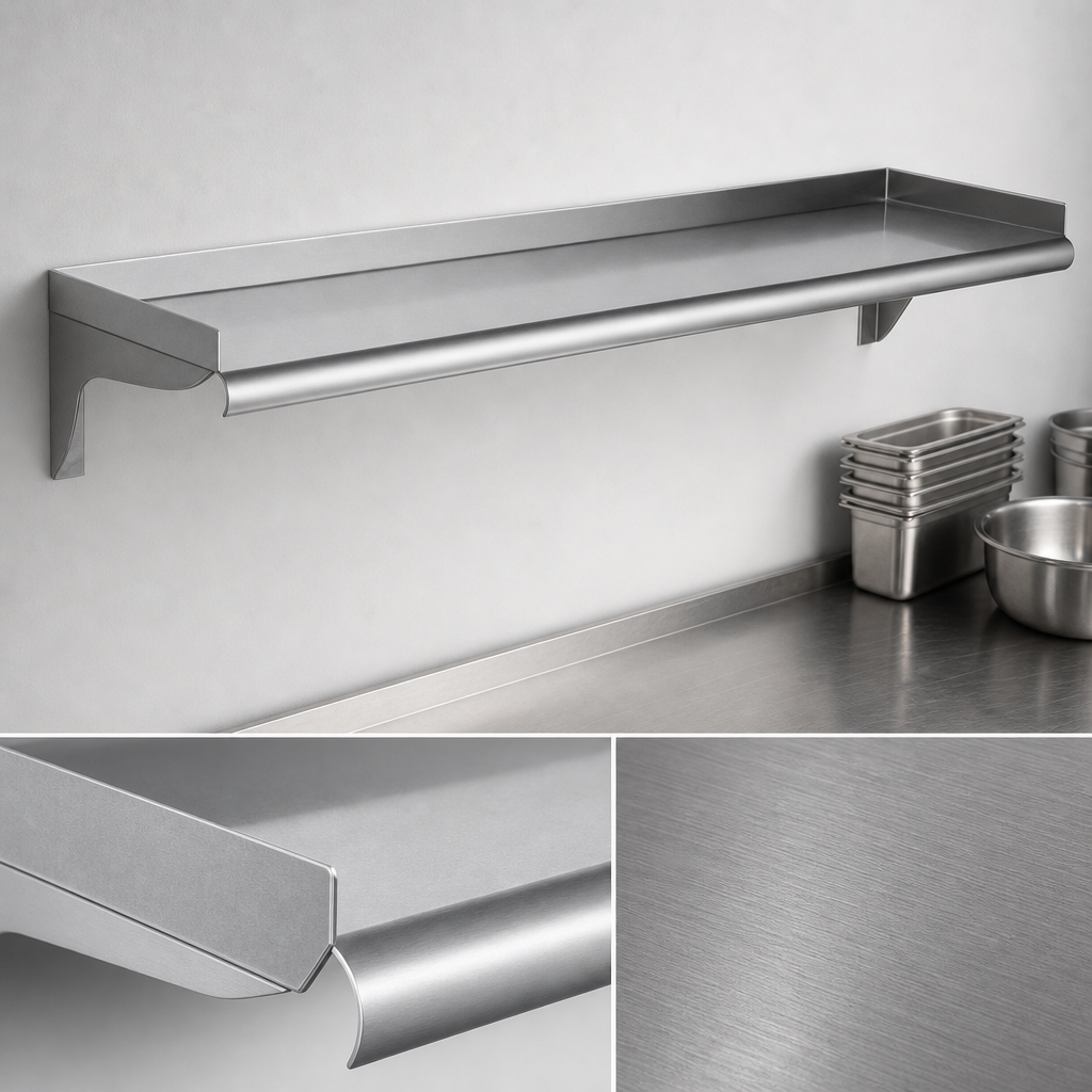 14 Gauge Type 304 Stainless Steel Construction