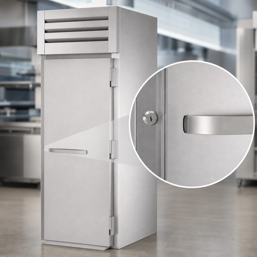 Locking Stainless Steel Door