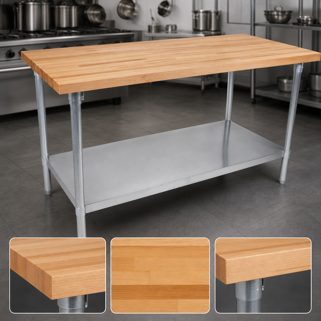 Edge Grain Flat Top