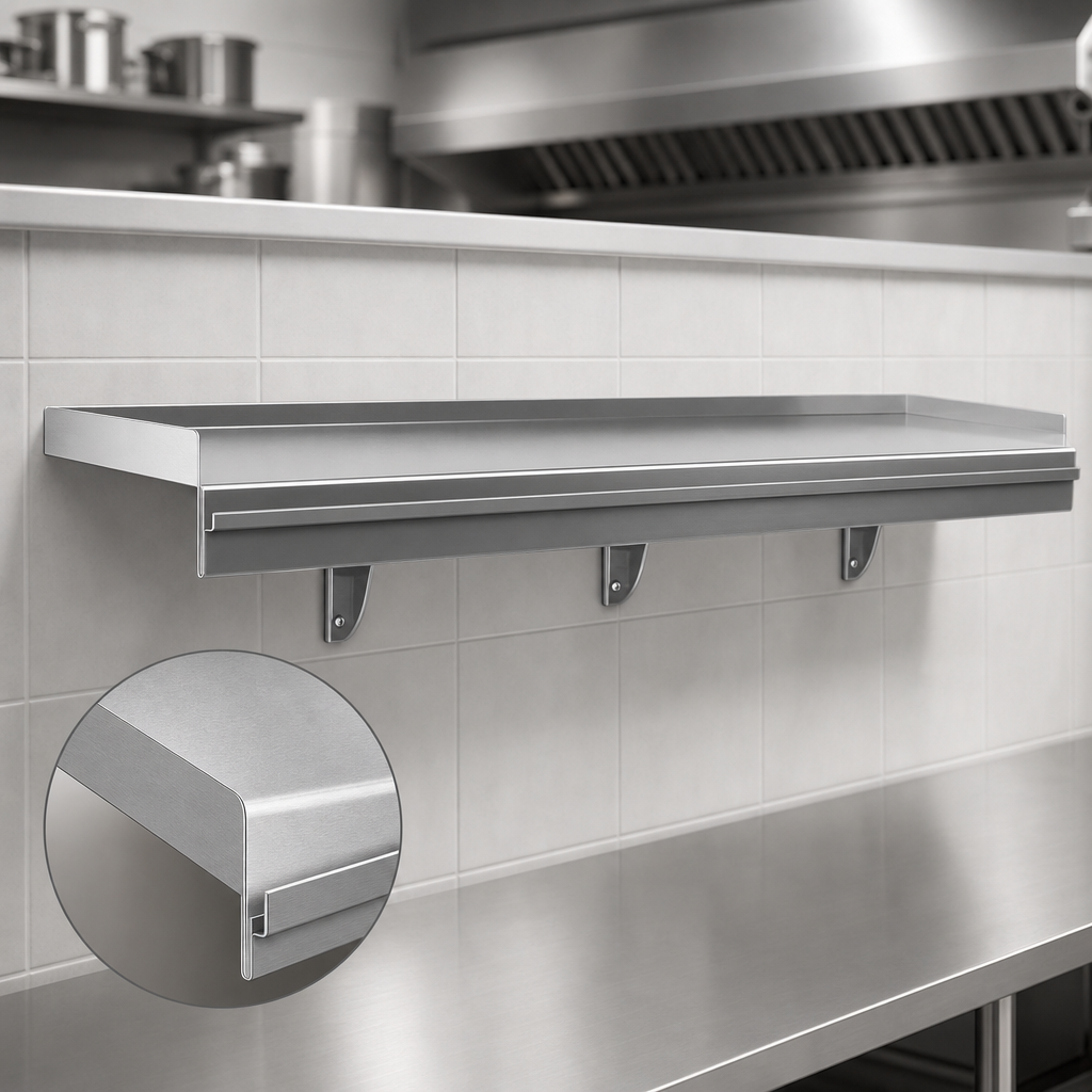 16-Gauge 430 Stainless Steel Construction