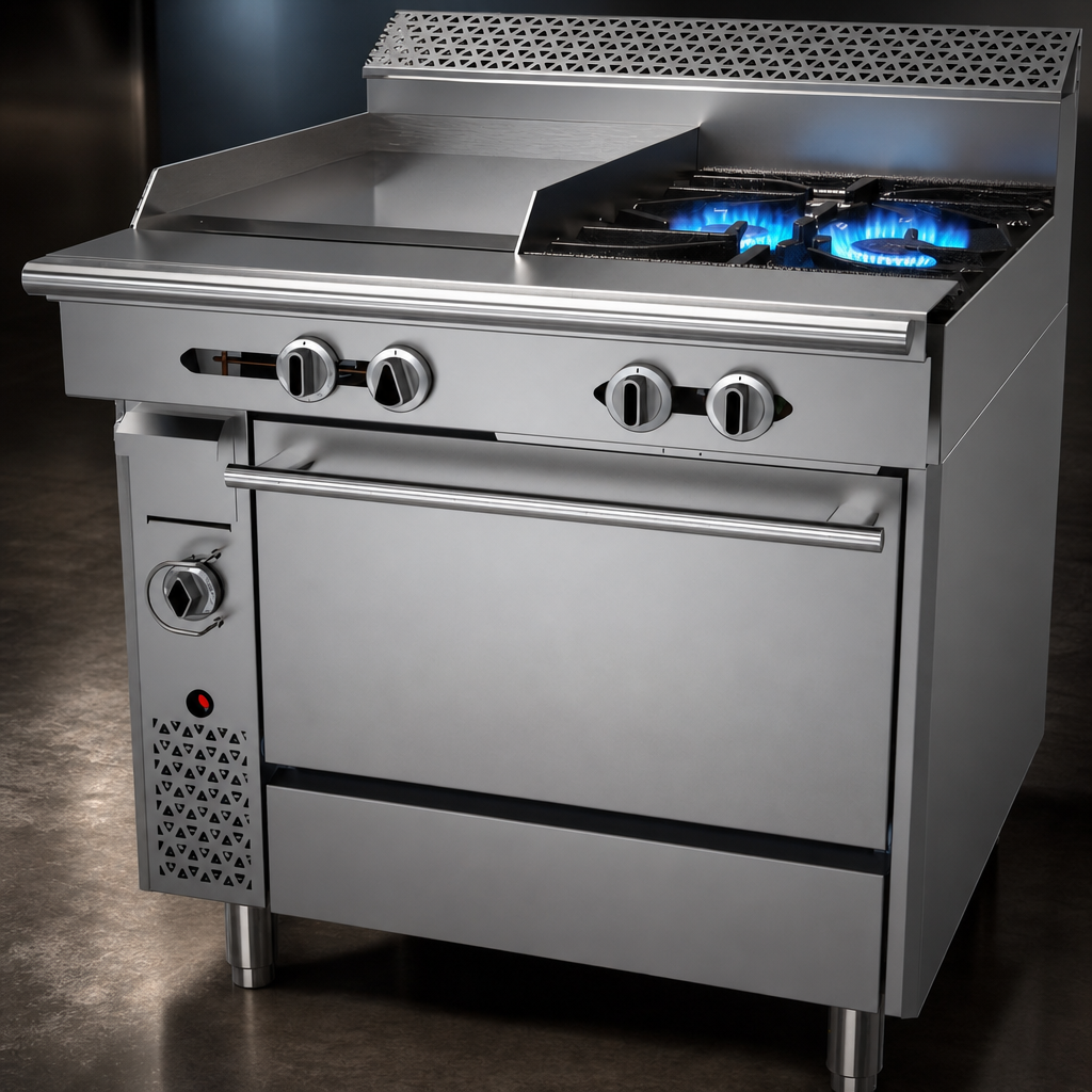 Two High-Output Open Burners