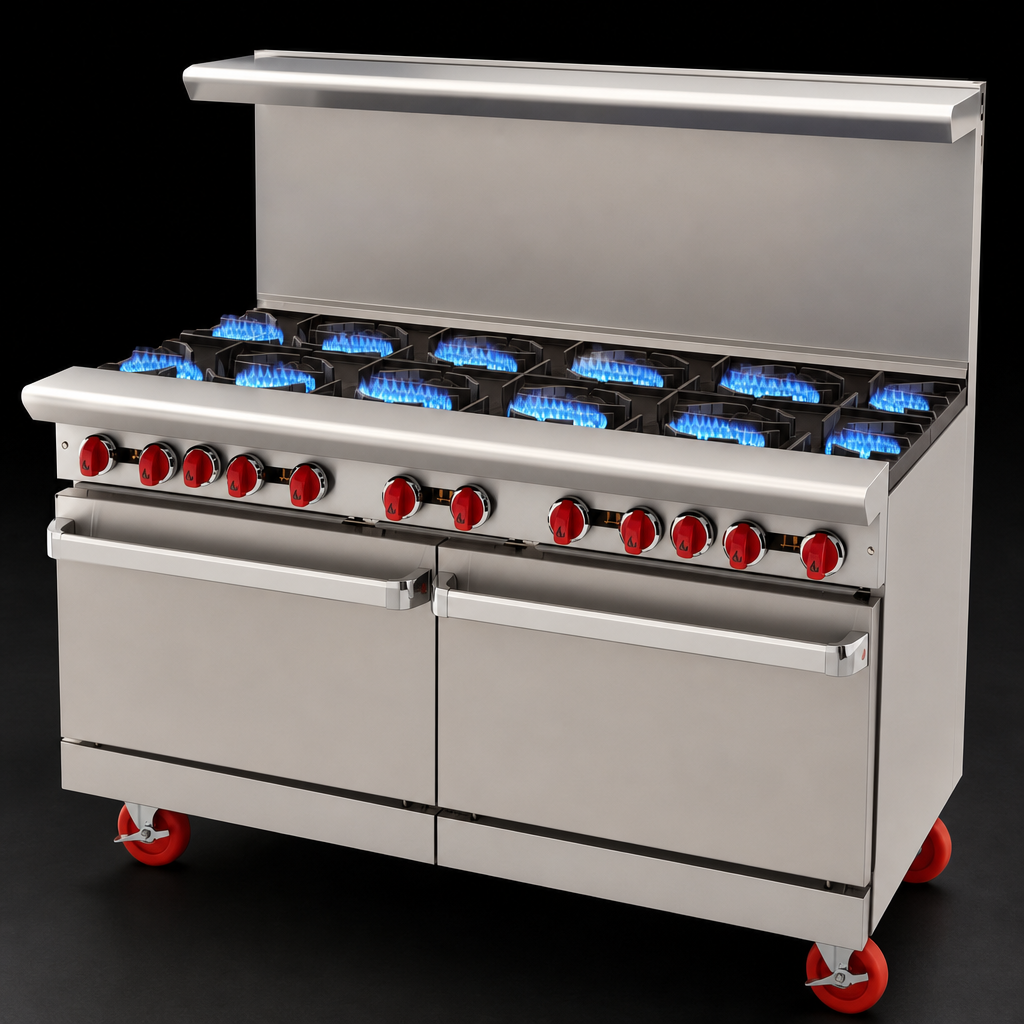 Eight Open Burners