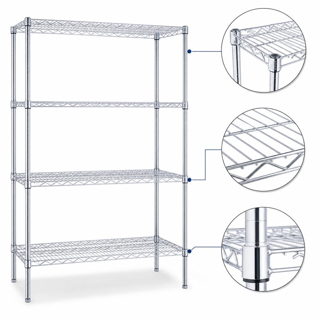 Patented QuadTruss Shelf Design