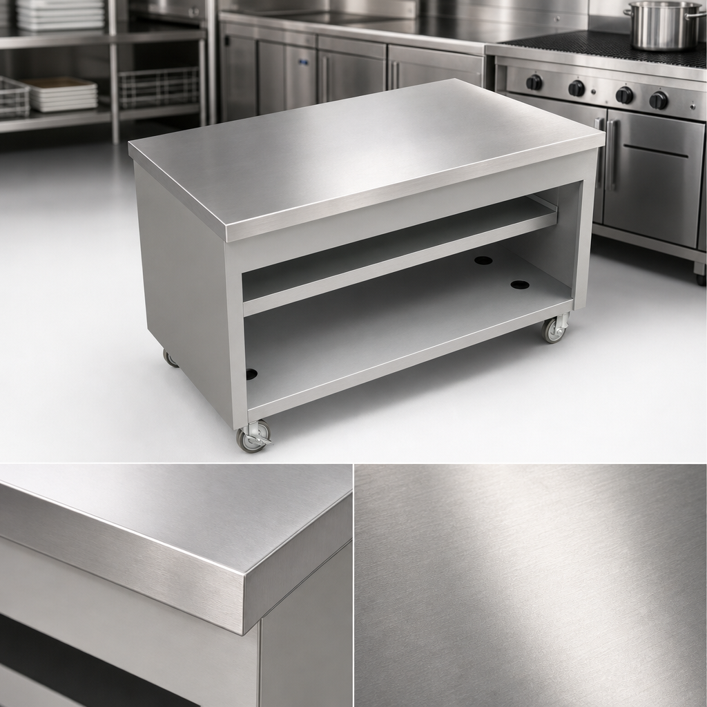 Heavy-Duty Stainless Steel Top