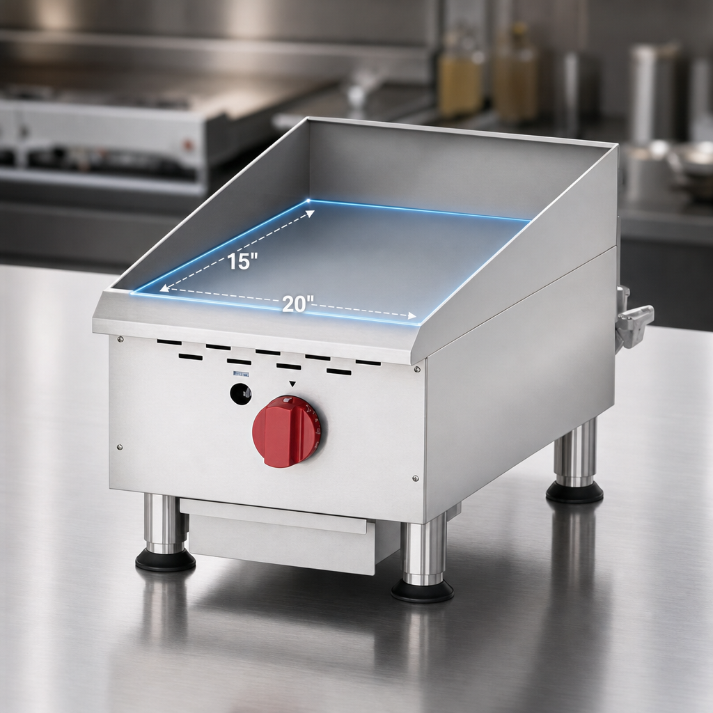 15-Inch x 20-Inch Cooking Area