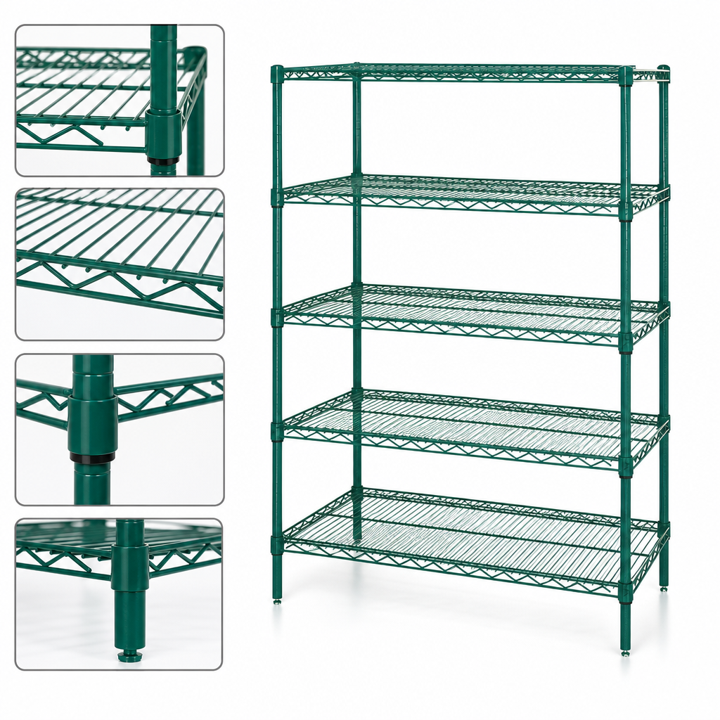 Five Wire Shelves