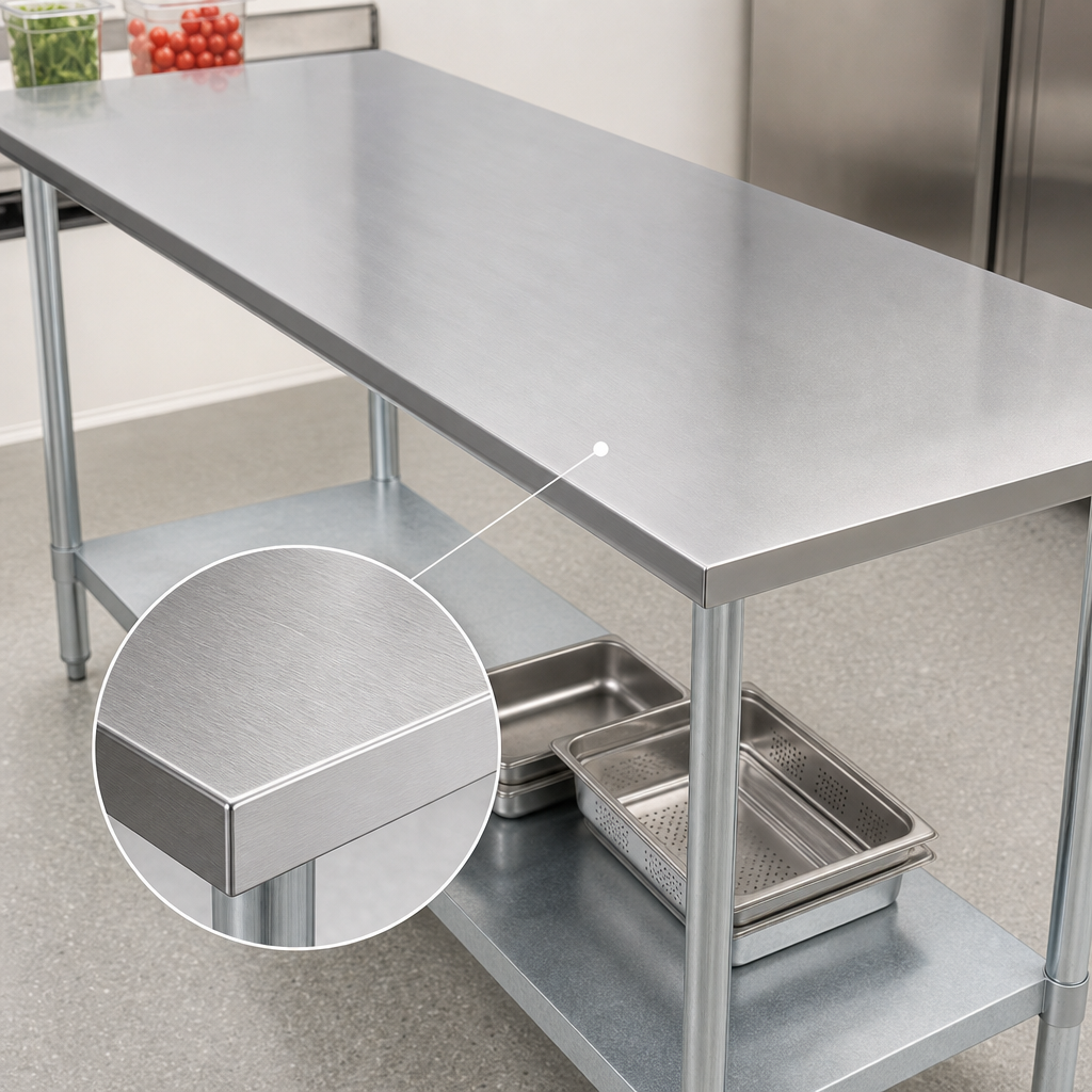 18-Gauge 400 Series Stainless Steel Top