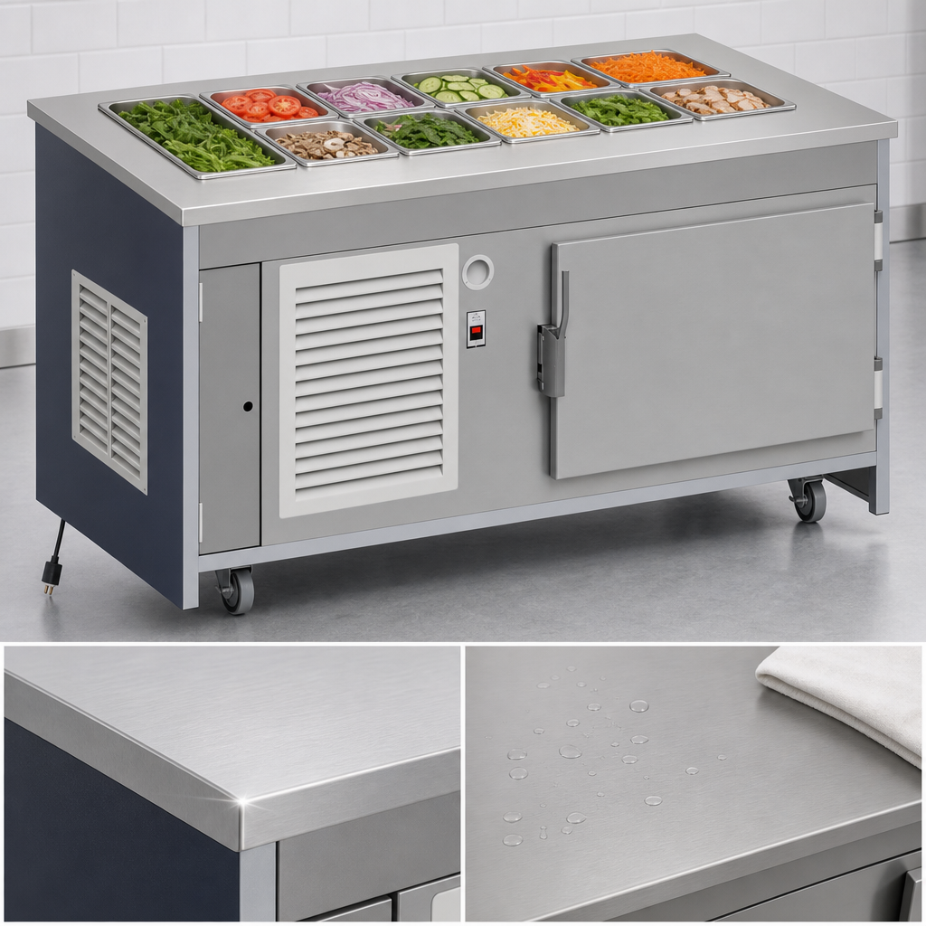 Solid Stainless Steel Top