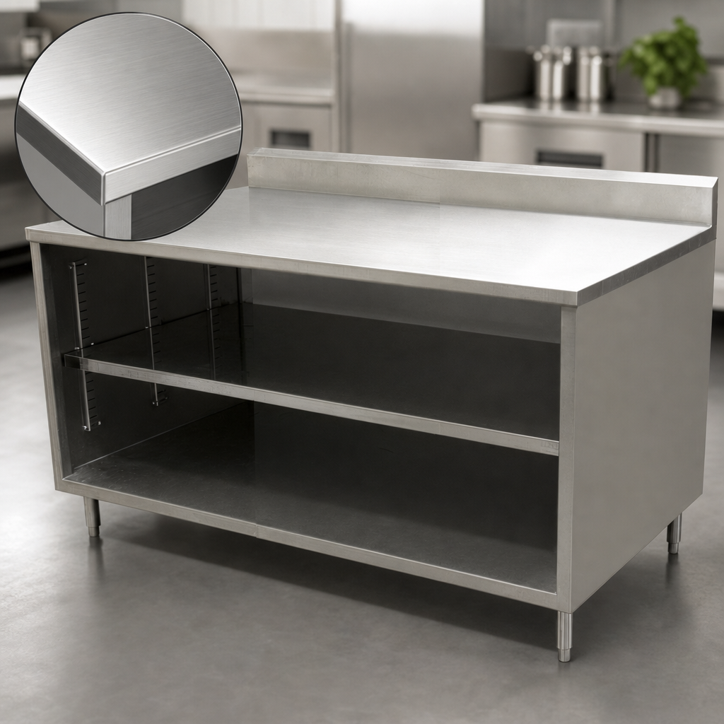14-Gauge 304 Stainless Steel Top