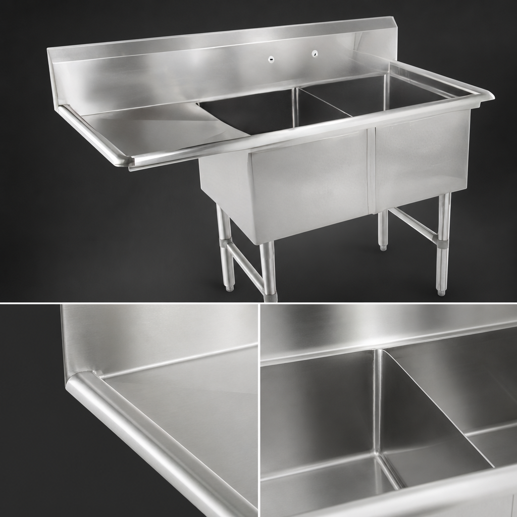 16-Gauge Stainless Steel Construction