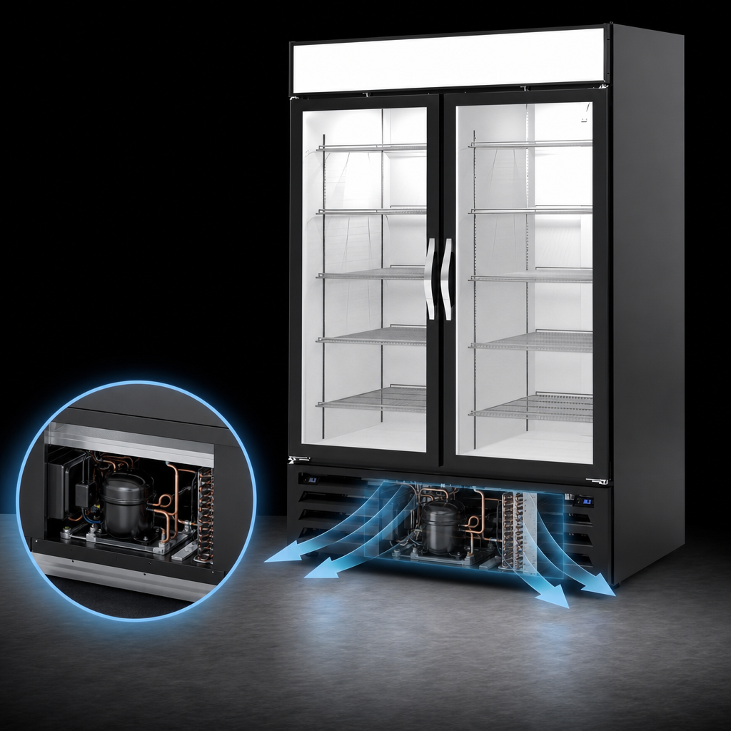 Bottom-Mounted Self-Contained Refrigeration