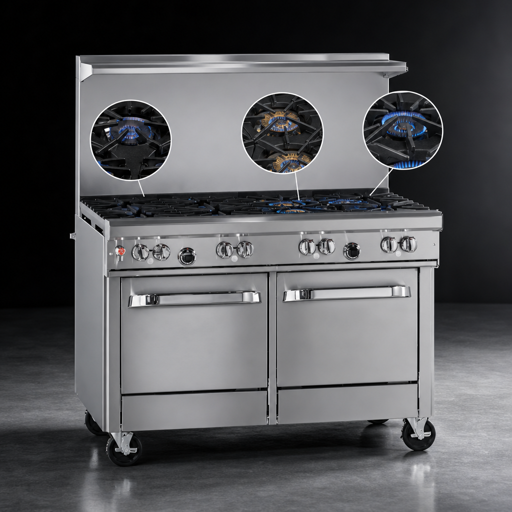Seven-Burner Open Top