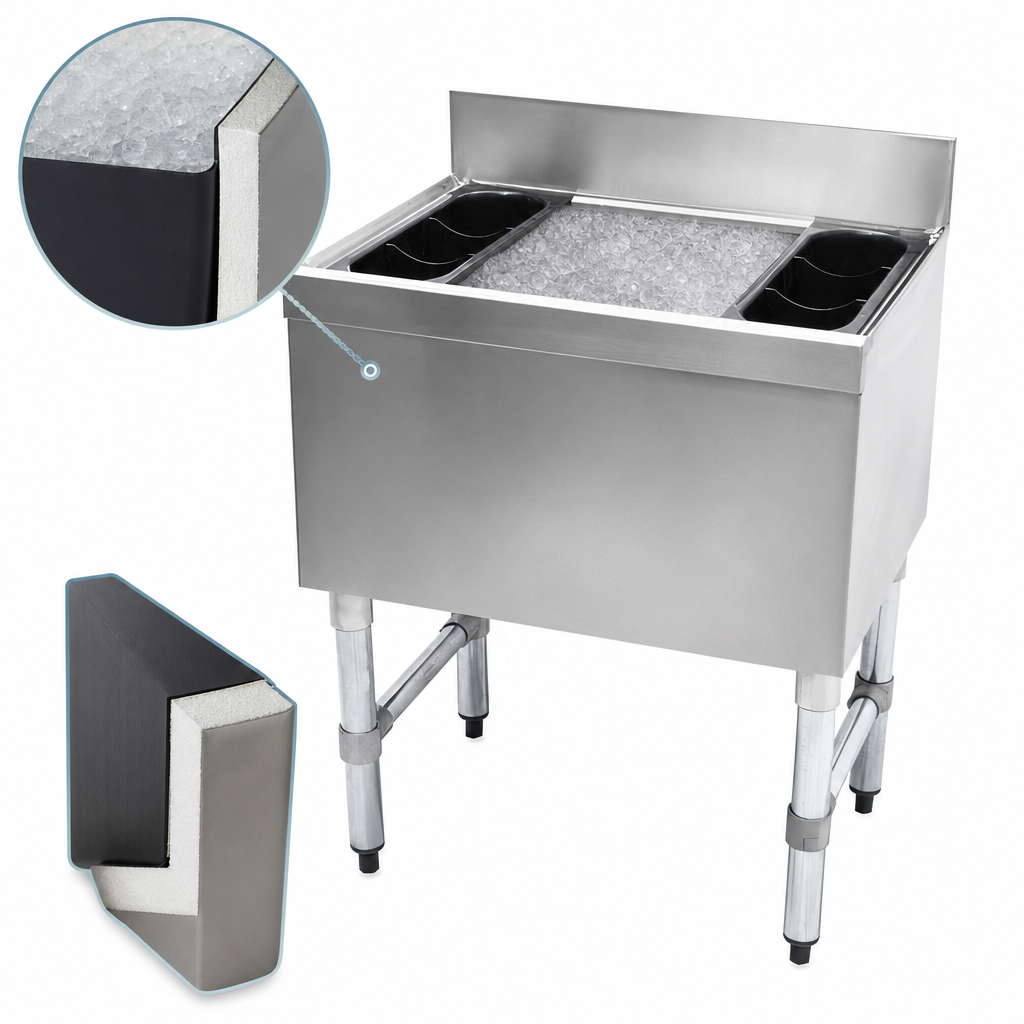 12-Inch Deep Insulated Ice Bin