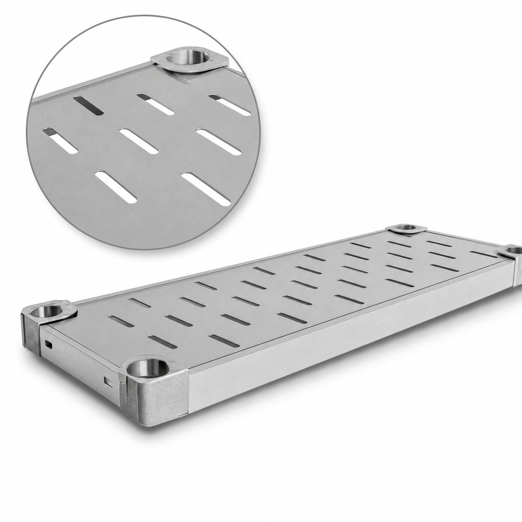 Louvered Die-Stamped Top